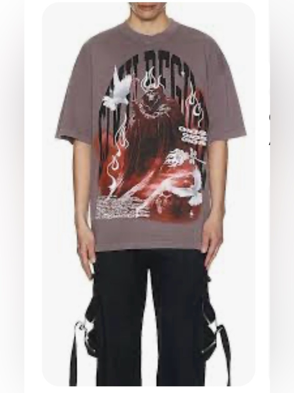 Civil Regime Mount Chaos Classic Grim Reaper Shirt XL